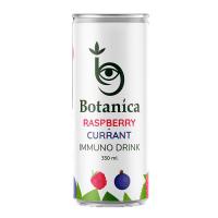 Напиток Botanica сл/газированный 330мл ж/б малина/смородина