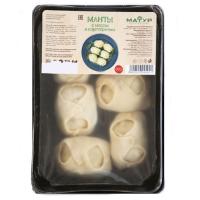 Манты с мясом/картофелем п/ф 400гр конт