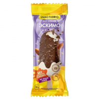 Мороженое (эскимо) SnaQFabriQ 70гр пломбир с миндалем в шоколаде без сахара
