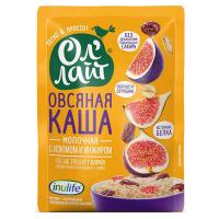 Каша овсяная Оллайт 40гр молочная изюм/инжир без сахара 