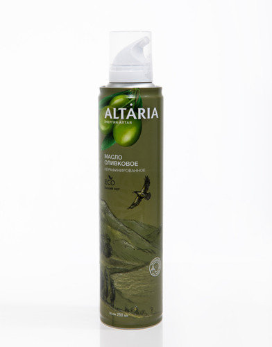Масло-спрей Altaria оливковое 250мл ECO нераф.100% в/с 