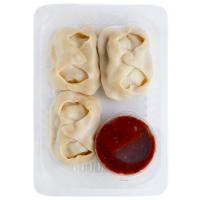 Манты с мясом/картофелем 3шт с соусом 210/30г реди ту ит