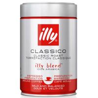 Кофе illy молотый 250гр 100% Арабика помол эспрессо средней обжарки ж/б 