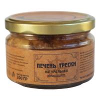 Печень трески Мурманский рыбокомбинат 200гр натуральная ст/б 