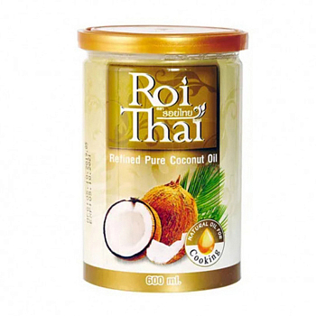 Масло кокосовое 600мл ст/б Roi Thai